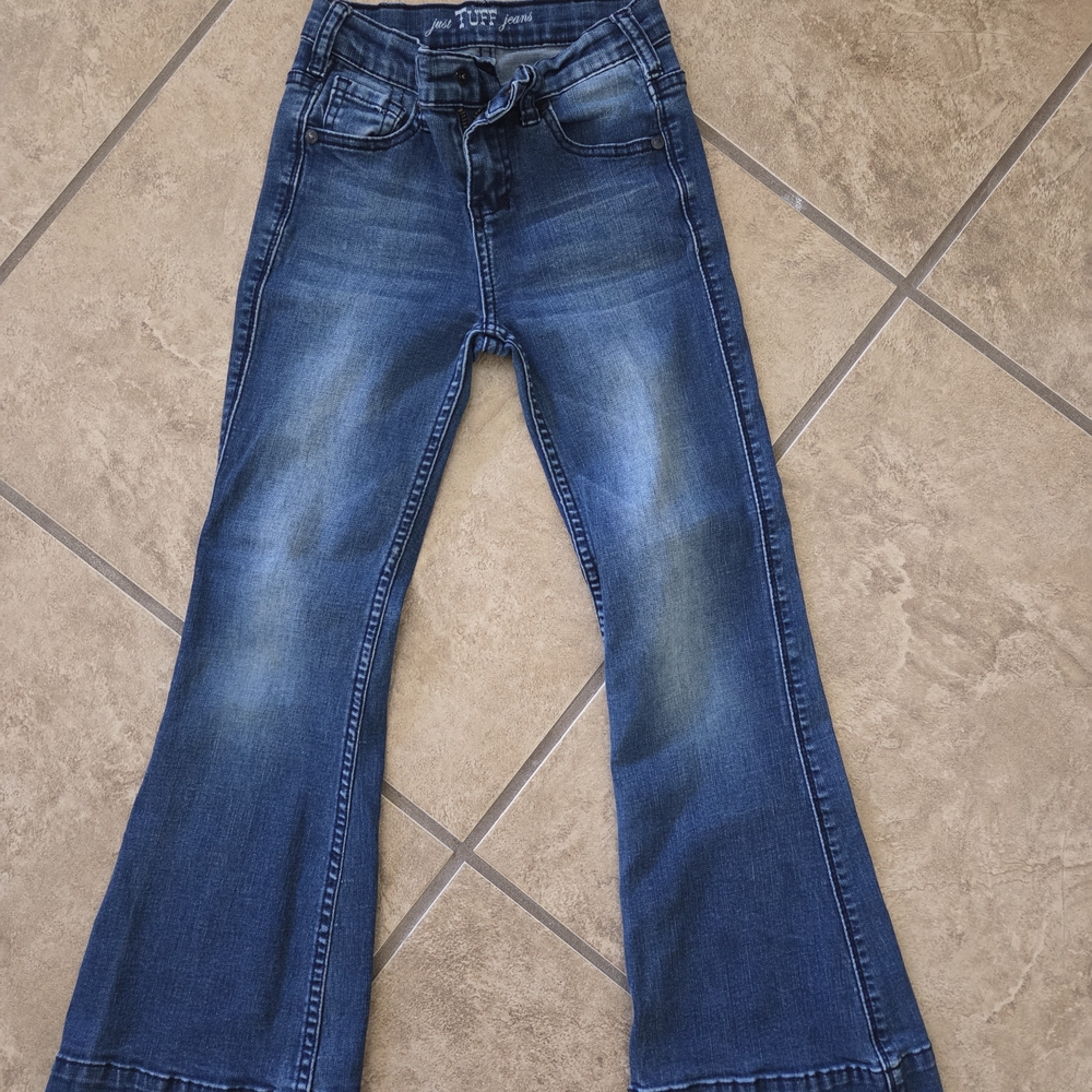 Cowgirl Tuff Dark Blue Flare Jeans